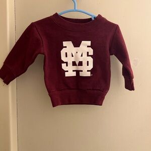Baby/ Infant Maroon Mississippi State Sweatshirt